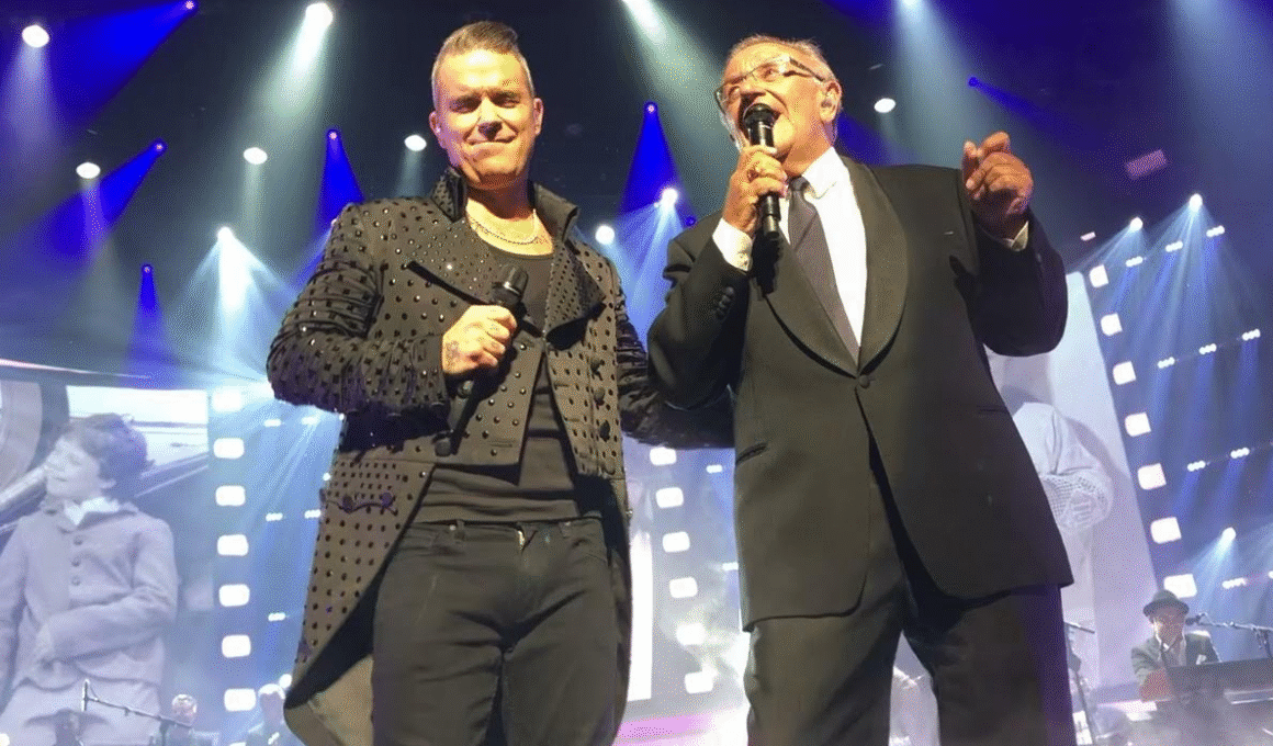 Robbie Williams & His Dad 1