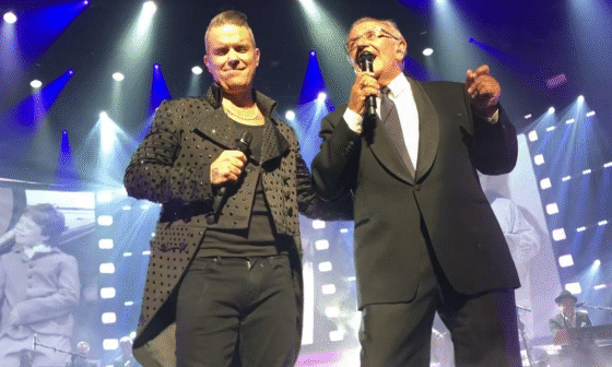 Robbie Williams & His Dad 1