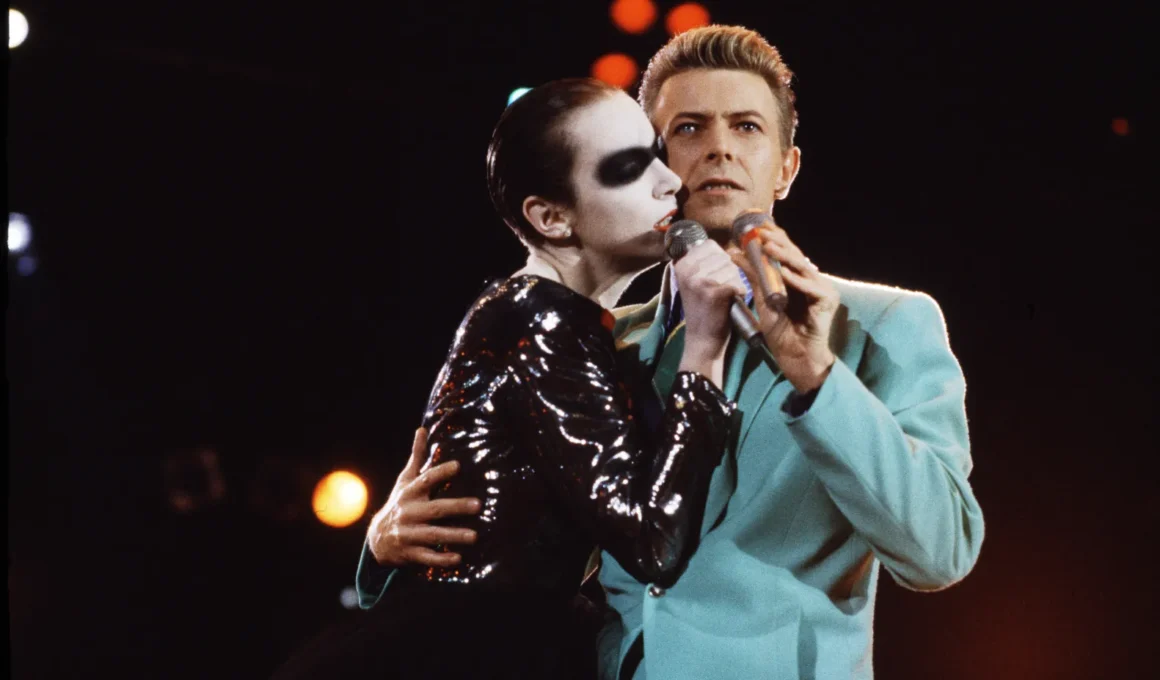 Annie Lennox and David Bowie